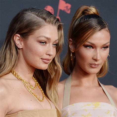 gigi hadid nue|Gigi and Bella Hadid go completely naked in new Versace campaign